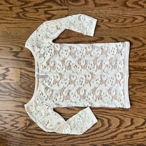 GUESS double layer lace top